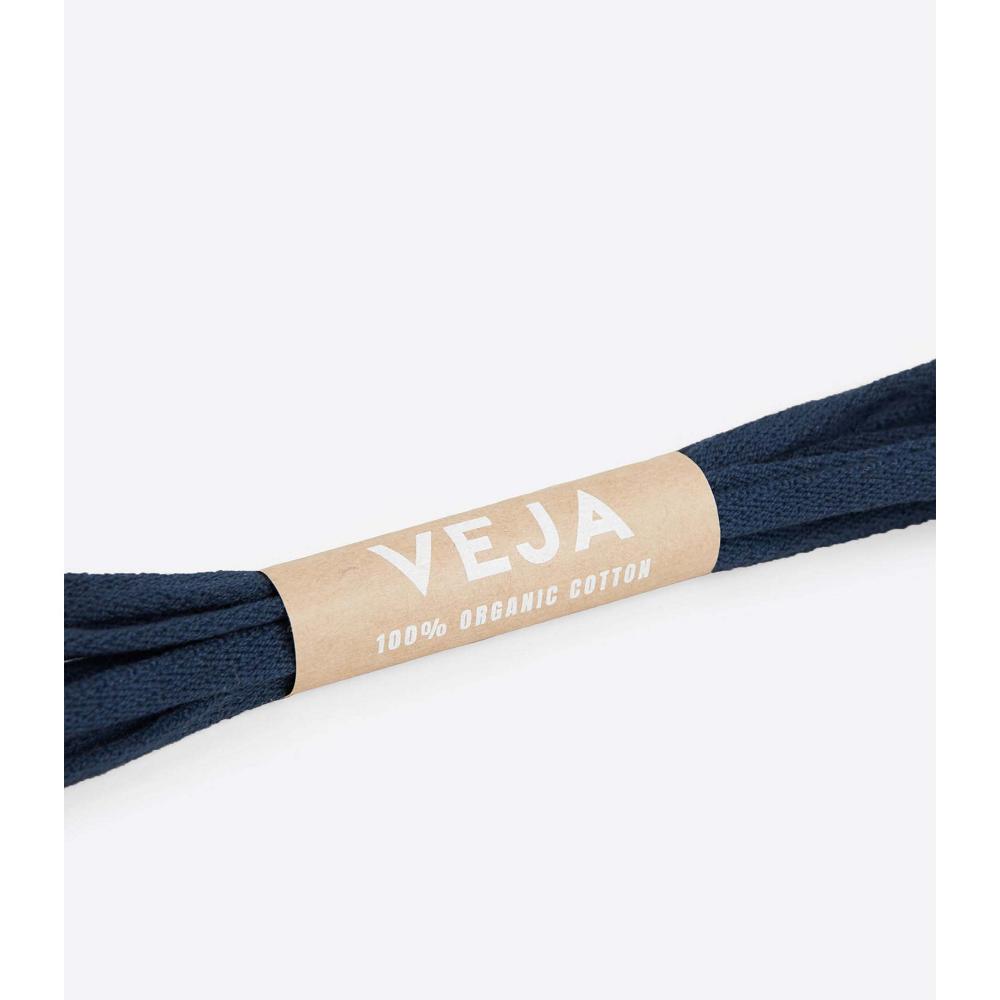 Veja LACES ORGANIC COTTON NAUTICO Schoenen Dames Blauw | BE 471PJJ